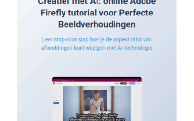 Creatief met AI: online Adobe Firefly tutorial voor perfecte beeldverhoudingen