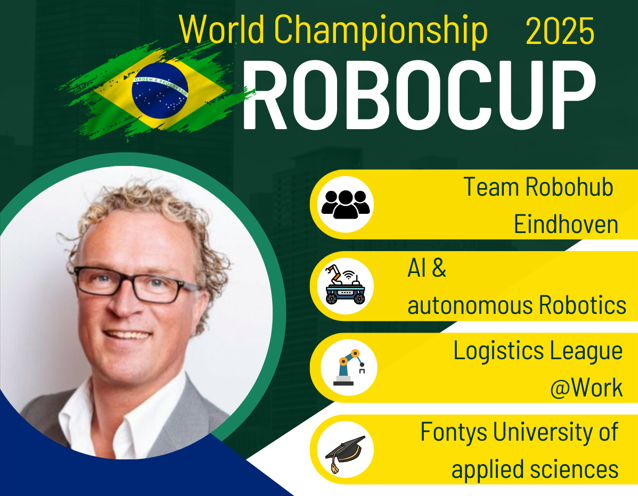 Representing Fontys at RoboCup 2025 world championships in Brazil